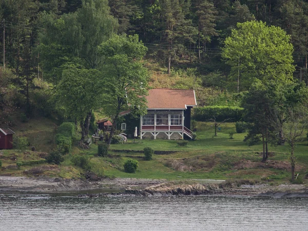 Oslo Norges Huvudstad Ligger Landets Södra Kust Toppen Oslofjorden — Stockfoto