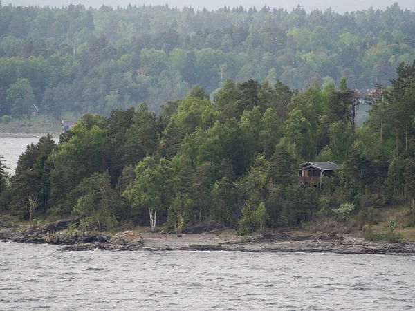 Oslo Capital Norway Sits Countrys Southern Coast Head Oslofjord — Stock Photo, Image