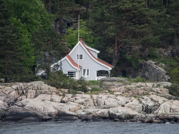 Oslo Norges Huvudstad Ligger Landets Södra Kust Toppen Oslofjorden — Stockfoto