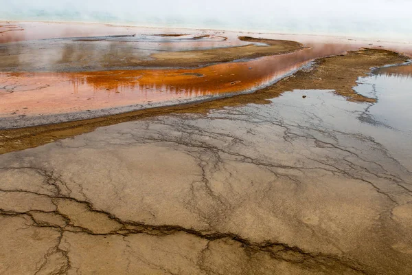 Grand Prismatic Spring Εθνικό Πάρκο Yellowstone Γουαϊόμινγκ — Φωτογραφία Αρχείου