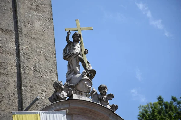 Salzburg Peter Klooster Benedictijn Aartsabdij Klooster Benedictus Binnenplaats — Stockfoto