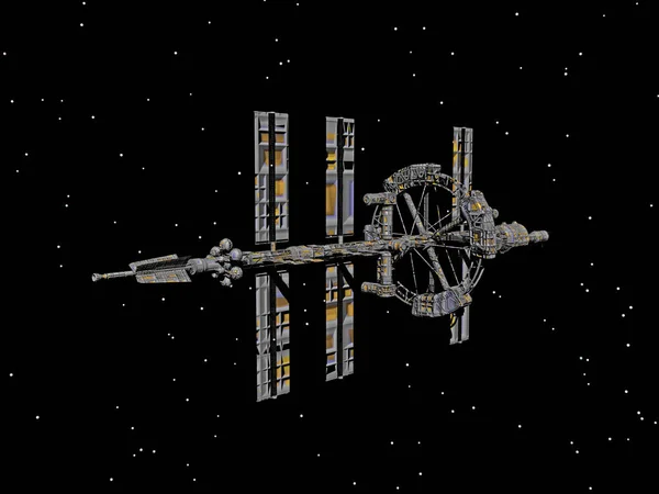 Base Espacial Tecnología Cosmos —  Fotos de Stock