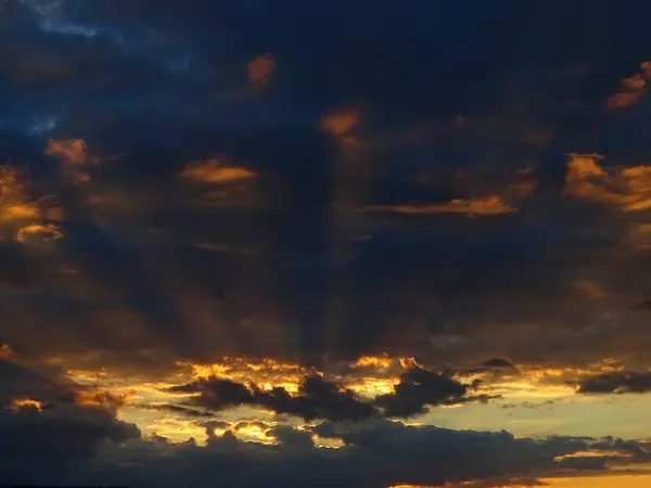 Avonds Bewolking Lucht Atmosfeer — Stockfoto