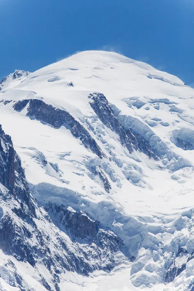 Güneşli Bir Günde Mont Blanc — Stok fotoğraf