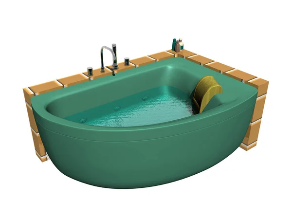 Render Bath Tub — Stock Photo, Image