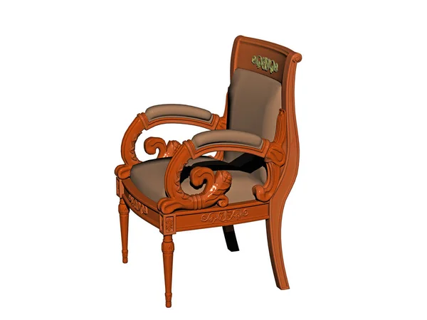 Krzesło Meblowe Odpoczynek — Zdjęcie stockowe