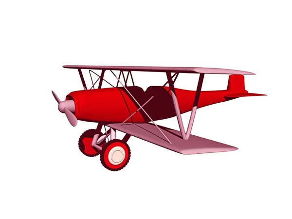 Samolot Zabawkowy Samolot Powietrzny — Zdjęcie stockowe