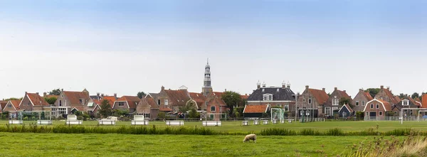 Panoramic Photo Hindeloopen Ijselmeer Netherlands — Stock Photo, Image
