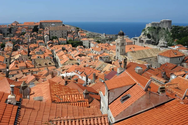 Stadsrondleiding Door Oude Binnenstad Van Dubrovnik — Stockfoto