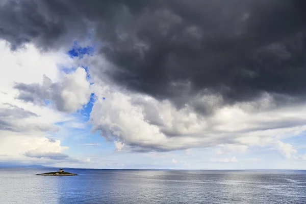 Island Lighthouse Sea — Stock Photo, Image