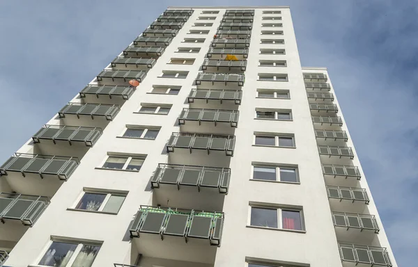 Facade Modern Residential Building Hamburg Germany — Stock Photo, Image