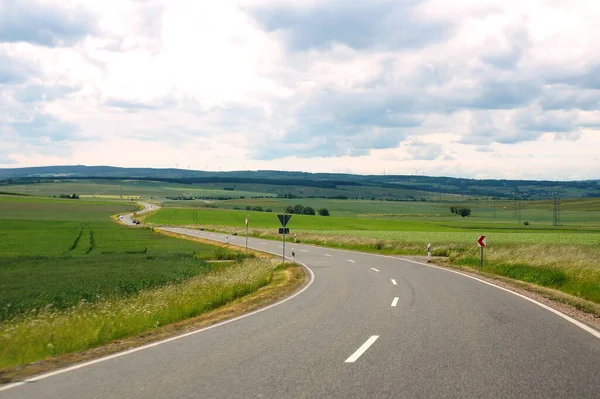 Strada Campagna Vicino Guldental Vicino Bad Kreuznach — Foto Stock