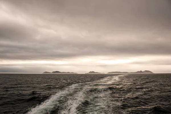 Islas Cies Parque Nacional Las Islas Atlanticas Galicia Vidět Trajektu — Stock fotografie