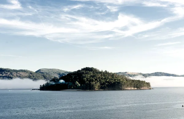 Isla Tambo Front Village Combarro Province Pontevedra Rias Bajas Galicia — Stock Photo, Image