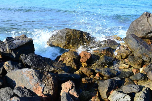 Pedras Mar Mediterrâneo Espanha — Fotografia de Stock