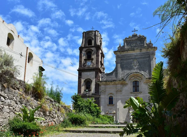 Catedral San Bartolo Lipari Islas Eólicas Islas Eolias —  Fotos de Stock