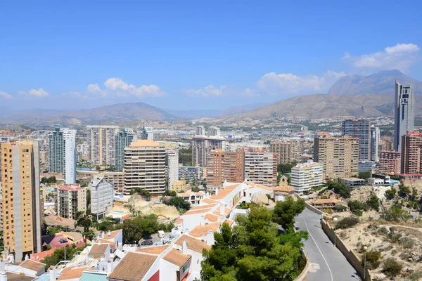 Benidorm Costa Blanca Spanyolország Látkép — Stock Fotó