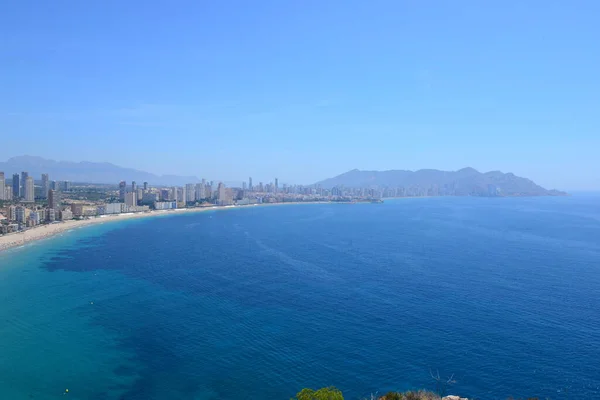 Benidorm Costa Blanca Espanha Skyline — Fotografia de Stock