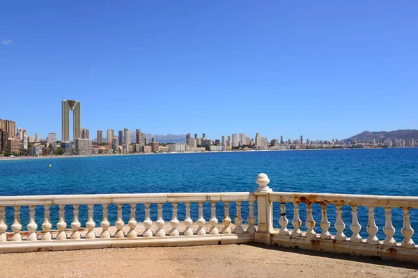 Benidorm Costa Blanca España Skyline — Foto de Stock