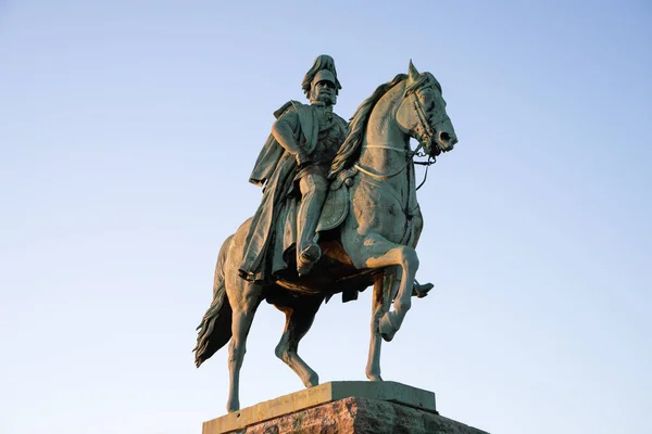 Jezdecký Pomník Pro Císaře Viléma Kolíně Nad Rýnem — Stock fotografie