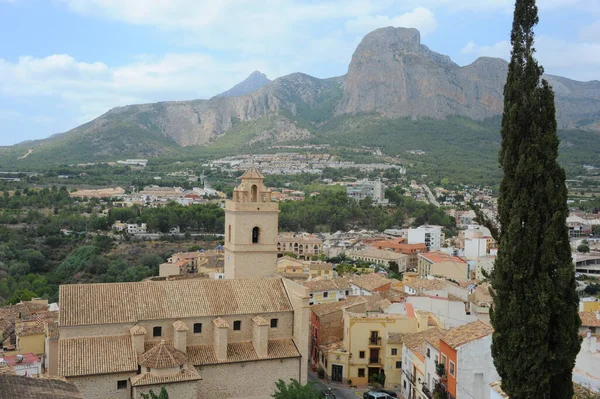 Dům Fasády Polop Marina Costa Blanca Španělsko — Stock fotografie