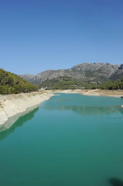 Guadalest Reservoir Costa Blanca Španělsko — Stock fotografie