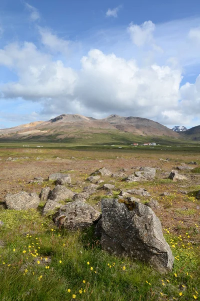 Landschaft Stykkisholmur Island Vesturland Snaefellsnes Berg Berge Natur Westinsel Berge — Stockfoto