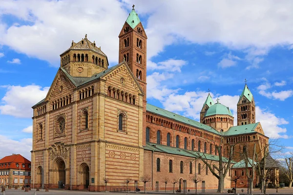 Kaiserdom Para Speyer Vista Sudoeste — Fotografia de Stock