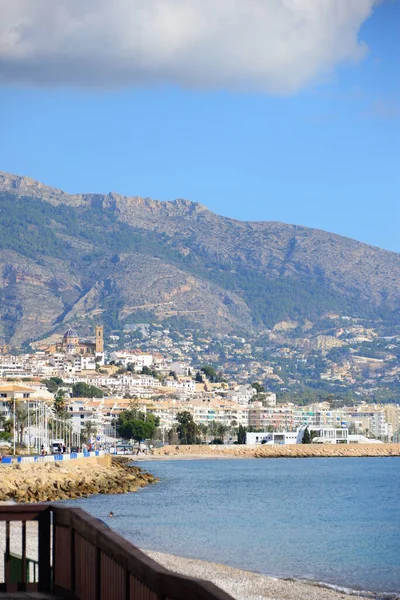 Vista Sulla Città Altea Costa Blanca Spagna — Foto Stock