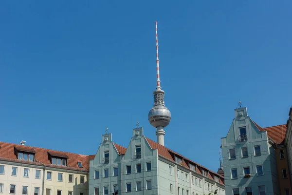 Der Berliner Funkturm Alexanderplatz — Stockfoto