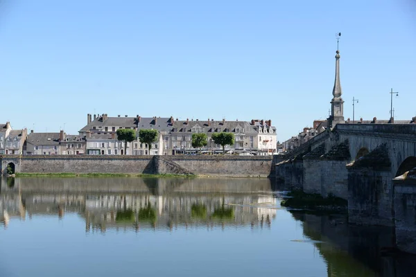 Blois Loire Γαλλία Loiretal Ποτάμι Πόλη Μικρή Πόλη Ακτή Ιστορική — Φωτογραφία Αρχείου