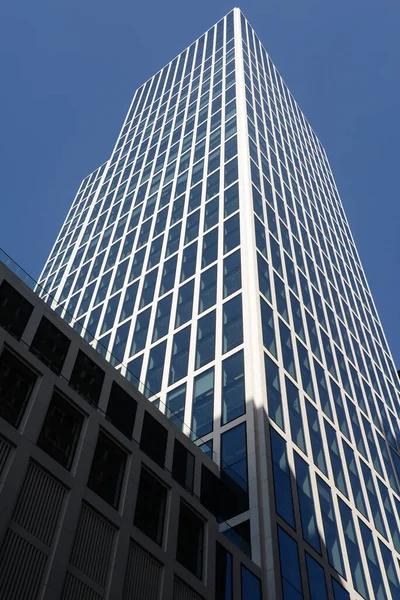 Rascacielos Frankfurt Rascacielos Fachada Fachada Casa Edificio Edificio Oficinas Negocio — Foto de Stock