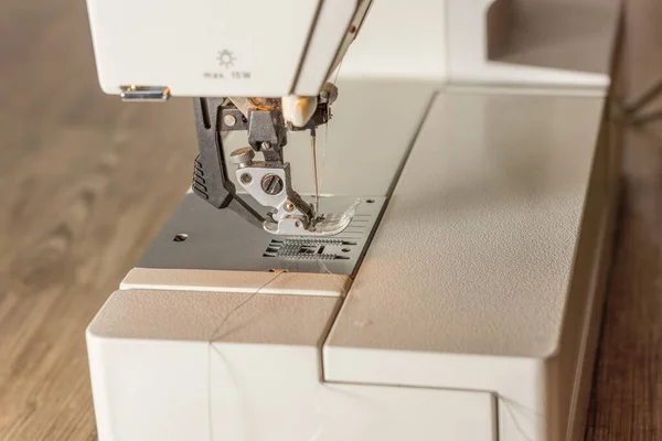 Foot Sewing Machine Fabric — Stock Photo, Image