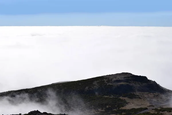 Clouds Pico Arieiro Madeira Portugal Atlantic Ocean — Stock Photo, Image