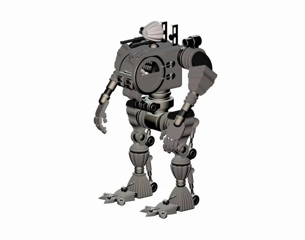 Androïden Guard Robot Beveiliging — Stockfoto
