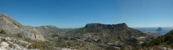 Landscape Costa Blanca Spain — стоковое фото