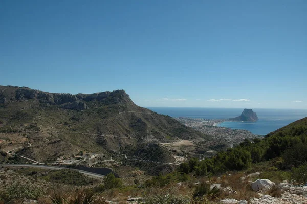 Paisaje Costa Blanca España — Foto de Stock