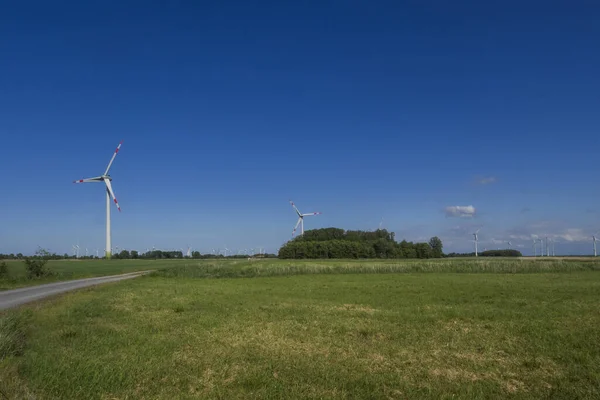 East Frisia Bij Nessmersiel Aan Noordzeekust Windpark — Stockfoto