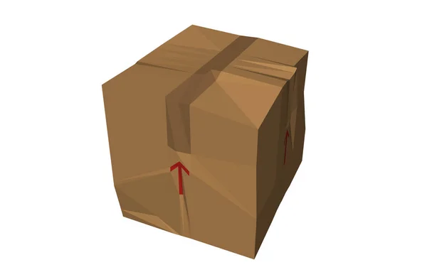 Доставка Коробки Упаковка Коробка — стокове фото