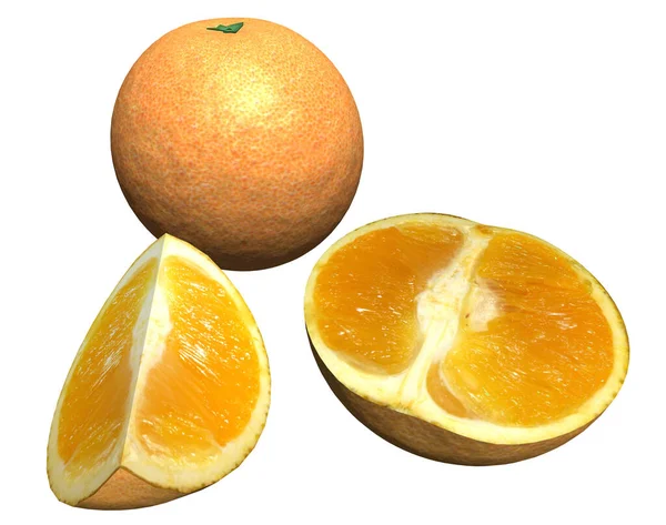 柑橘类水果 甜橙子 — 图库照片