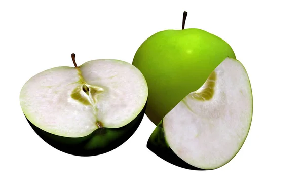 Owoce Drzewa Słodkie Smaczne Jabłka — Zdjęcie stockowe