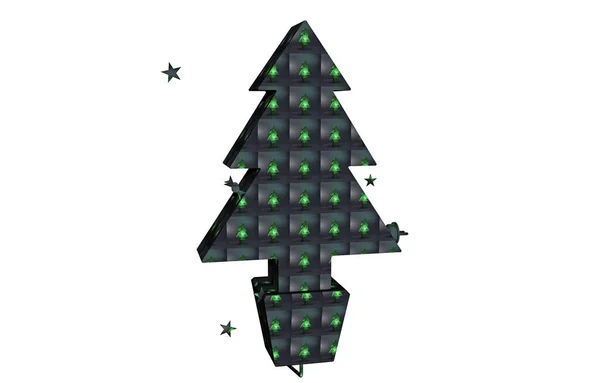 Jul Dekoration Bakgrunden Närbild — Stockfoto
