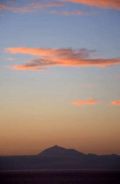 Palma Teide Teneriffa Pico Del Teide Sonnenaufgang Morgen Morgendämmerung Sonnenaufgang — Stockfoto