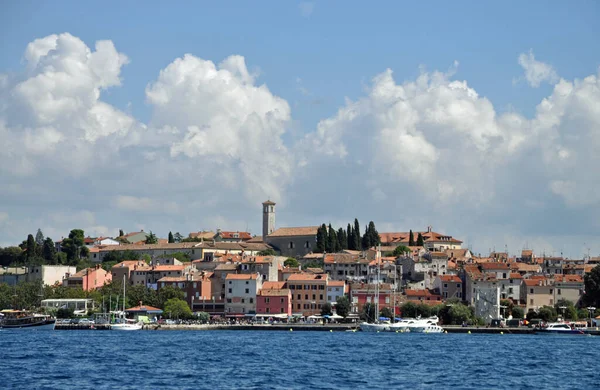 Rovinj Istria Chorwacja Morze Morze Śródziemne Wybrzeże Półwysep Stare Miasto — Zdjęcie stockowe