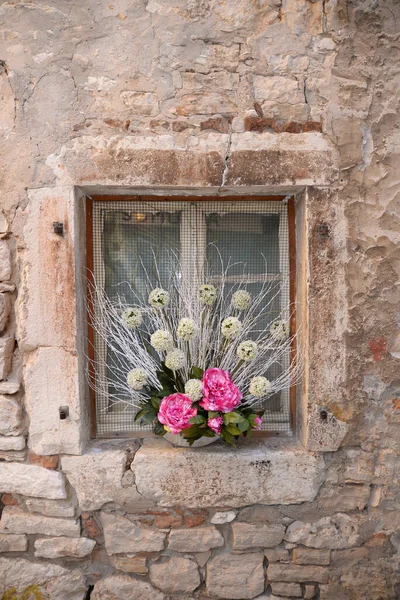 Rovinj Istria Croatia House House Wall Colorful Old Town Color — 图库照片