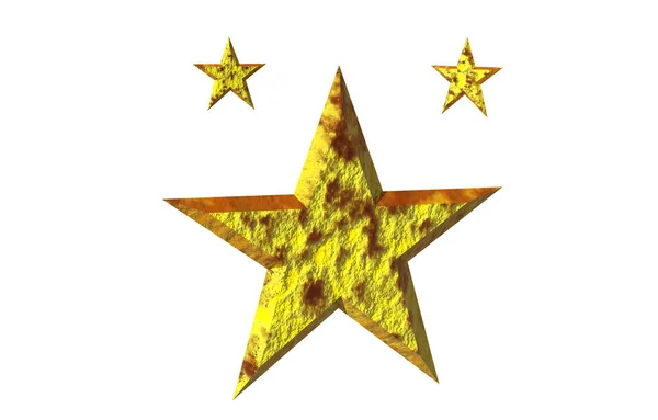 Estrelas Com Cinco Pontos — Fotografia de Stock