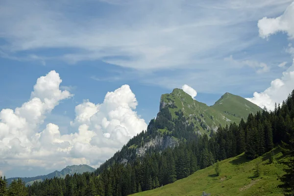 Kanisfluh Bregenzerwald Vorarlberg Alpen Oostenrijk Bergen Hoge Bergen Berg Top — Stockfoto