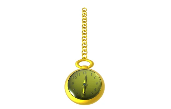 Golden Pocket Watch Chain — Stock Photo, Image