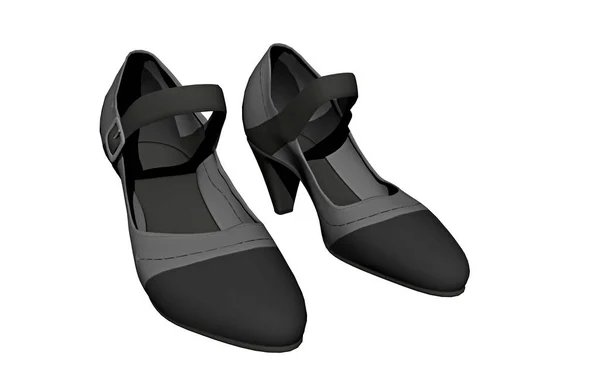 Высококаблуковая Женская Обувь — стоковое фото