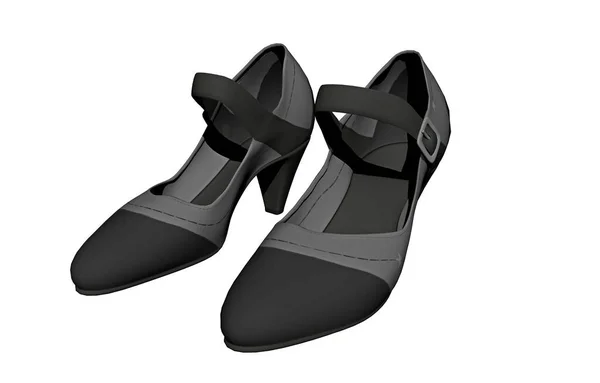 Высококаблуковая Женская Обувь — стоковое фото